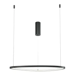 Cheap Czarna, asymetryczna lampa wisząca LED MOD072PL-L28B3K1 z serii GLINT Żyrandole Nowoczesne