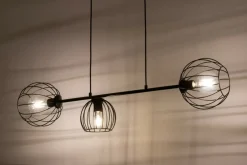 Cheap Czarna, druciana lampa wisząca w stylu loftowym SIG 32370 - MADAM Żyrandole Nowoczesne