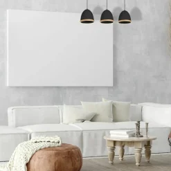 Best Sale Czarna, elegancka lampa wisząca na trzy żarówki MLP8853 z serii STUDIO | Kaja Oś Żyrandole Nowoczesne