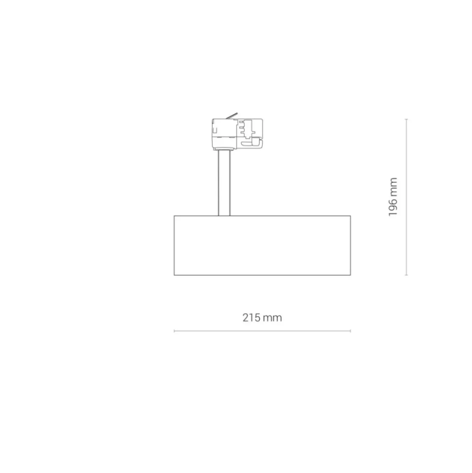 Sklep Kaja Czarna głowica - tuba do szynoprzewodów 8760 | Kaja Oświetlenie