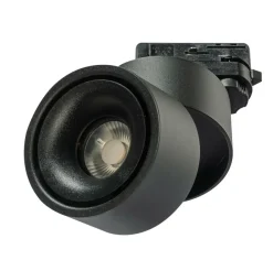 Sklep Kaja Czarna głowica spot LED do szyny 3-fazowej AZ4549 COSTA | Kaja