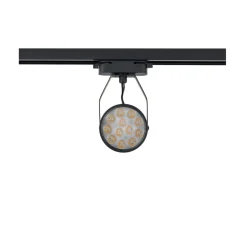 Sklep Kaja Czarna głowica typu reflektor do szyn 8323 | Kaja Oświetlenie