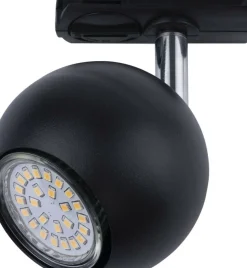 Sklep Kaja Czarna kula GU10 do szyny jednofazowej TK 4041 TRACER | Kaja