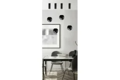 Best Czarna kulka wisząca LED idealna nad stół AZ4521 SKYE | Kaja Żyrandole Nowoczesne