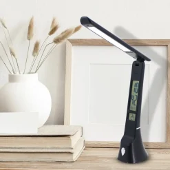 Sklep Kaja Czarna lampa biurkowa, zintegrowany LED ML6108 z serii TO