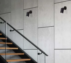 Sklep Kaja Czarna lampa ścienna w kształcie tuby K-4408 MONTI | Kaja Oświetlenie