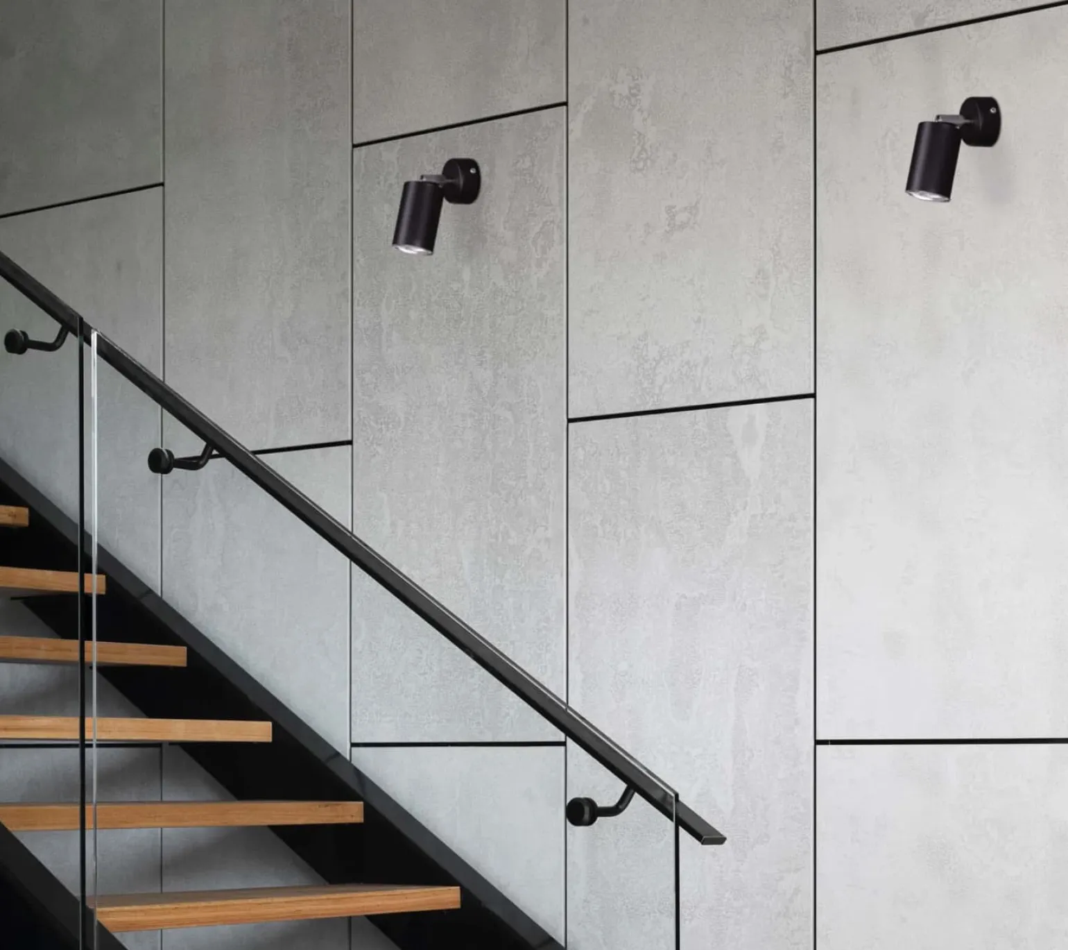 Sklep Kaja Czarna lampa ścienna w kształcie tuby K-4408 MONTI | Kaja Oświetlenie