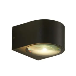 Sklep Kaja Czarna lampa elewacyjna LED 10W 4000K OWL-8082-4K PESARO | Kaja