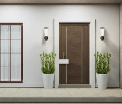 Sklep Kaja Czarna lampa elewacyjna na żarówkę E27 OWL-2613 PARALEL | Kaja