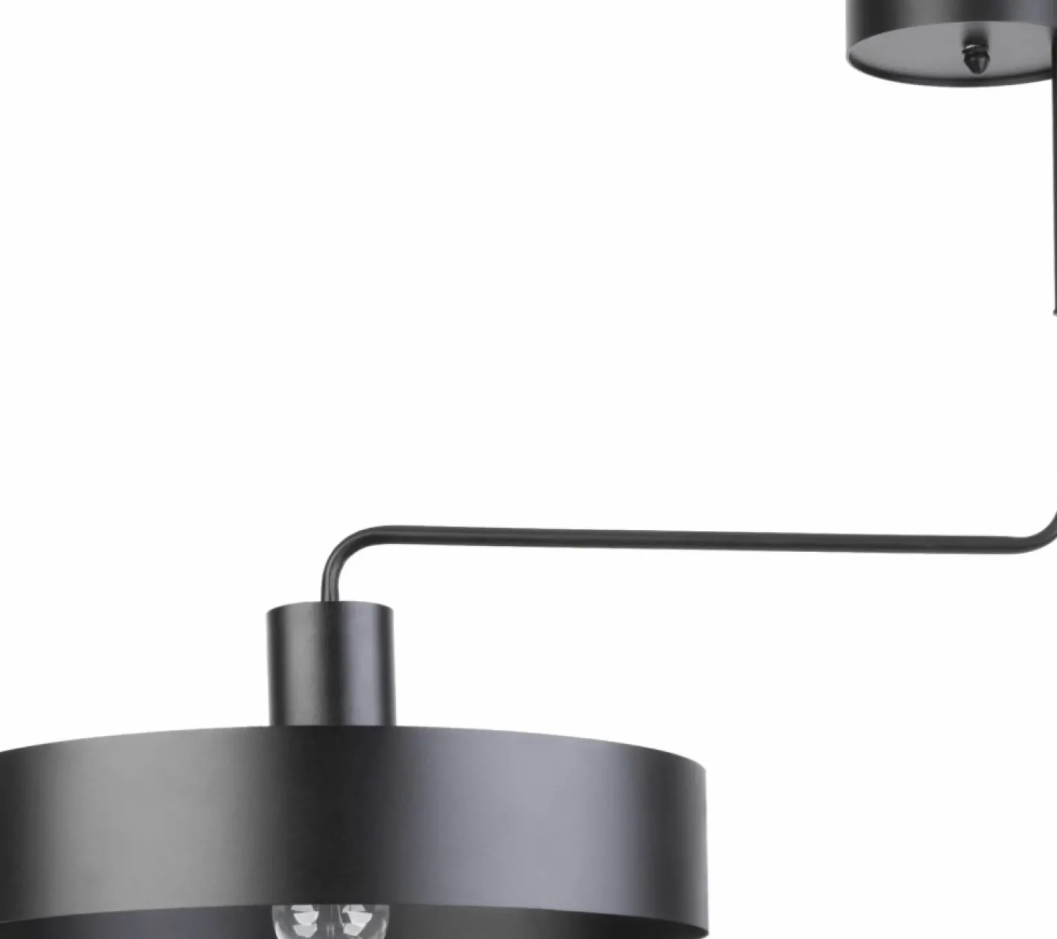 Cheap Czarna lampa na sztywnym wysięgniku SIG 31549 z serii VASCO | Kaja Żyrandole Nowoczesne