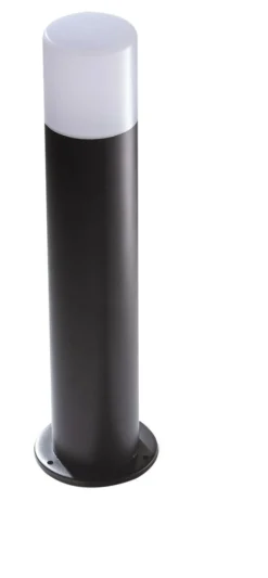 Sklep Kaja Czarna lampa ogrodowa stojąca, słupek 80cm AZ4481 NILS | Kaja