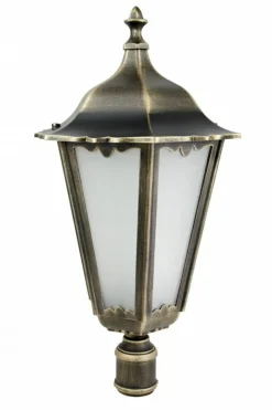 Sklep Kaja Czarna lampa ogrodowa, wysoka latarnia OGMWN 1 z serii RETRO MAXI | Kaja Oświetl