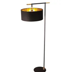 Sklep Kaja Czarna lampa podłogowa z abażurem BALANCE-FL-BKPB z serii BALANCE