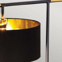 Sklep Kaja Czarna lampa podłogowa z abażurem BALANCE-FL-BKPB z serii BALANCE