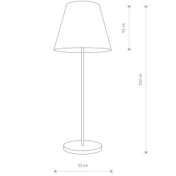 Sklep Kaja Czarna lampa podłogowa z stożkowym abażurem 9736 | Kaja Oświetlenie