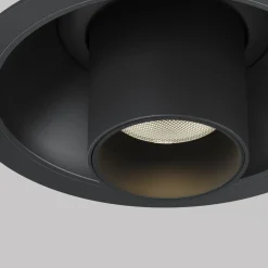 Sklep Kaja Czarna lampa podtynkowa, wpuszczana C140RS-L200-7W3K-B z serii FOCUS T