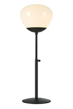 Sklep Kaja Czarna lampa stołowa z białym kloszem 108276 | Kaja Oświetlenie