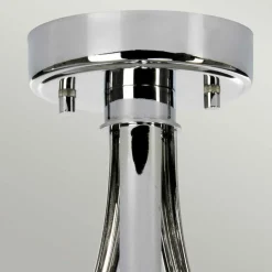 Best Sale Czarna lampa sufitowa, abażur BATH-FALMOUTH-SF-PC z serii FALMOUTH Żyrandole Nowoczesne