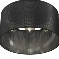 Cheap Czarna lampa sufitowa, ażurowa osłona LX 5233 z serii LOFT SHADE Żyrandole Nowoczesne