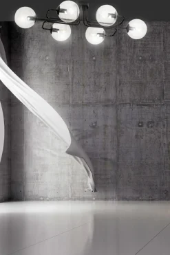 Flash Sale Czarna lampa sufitowa klosze w kształcie kul 831/6A | Kaja Oświetlenie Żyrandole Nowoczesne