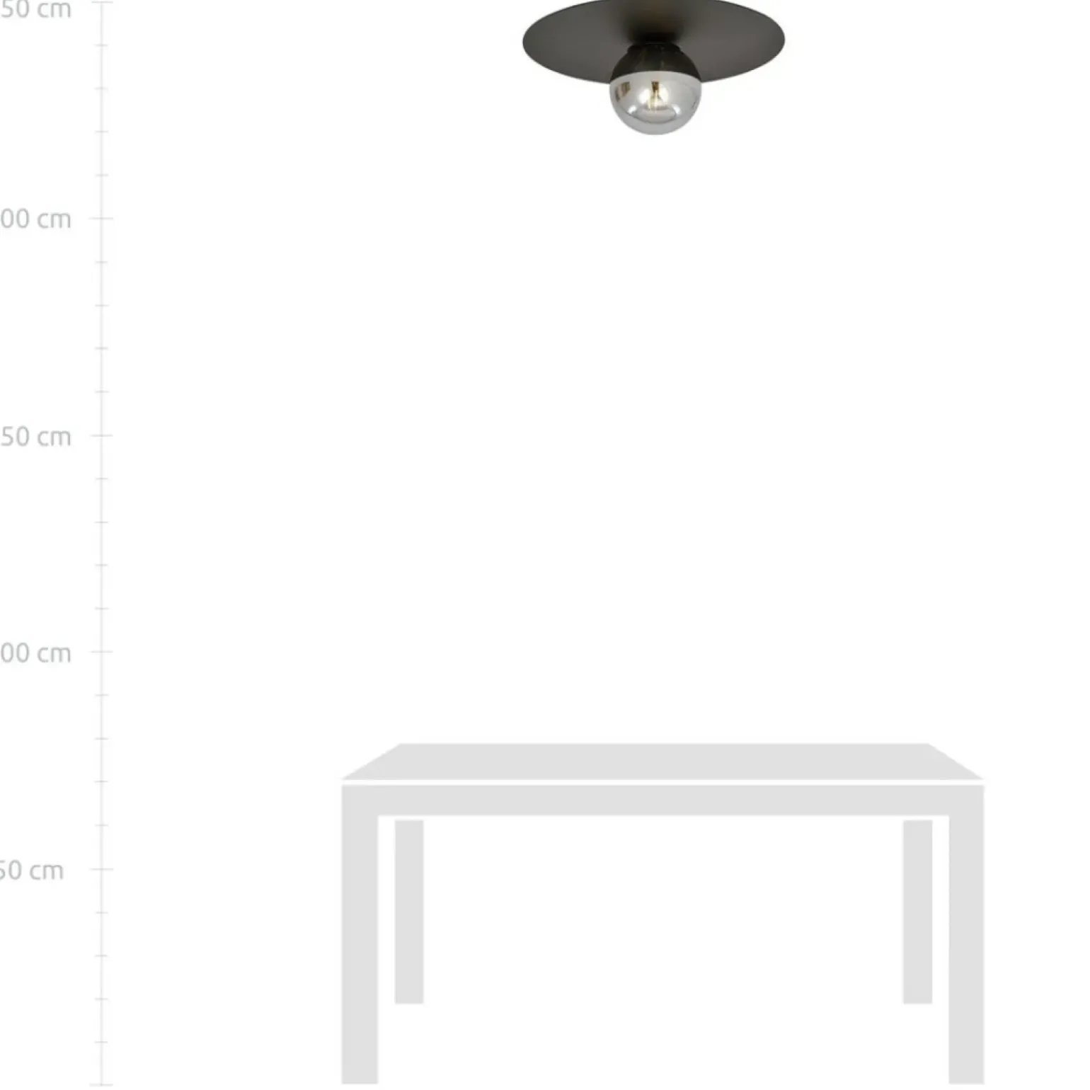 Cheap Czarna lampa sufitowa z lustrzanym kloszem 1128/1 SOLAR | Kaja Żyrandole Nowoczesne