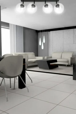 Best Czarna lampa sufitowa z regulowanymi kloszami 776/4 | Kaja Oświetlenie Żyrandole Nowoczesne