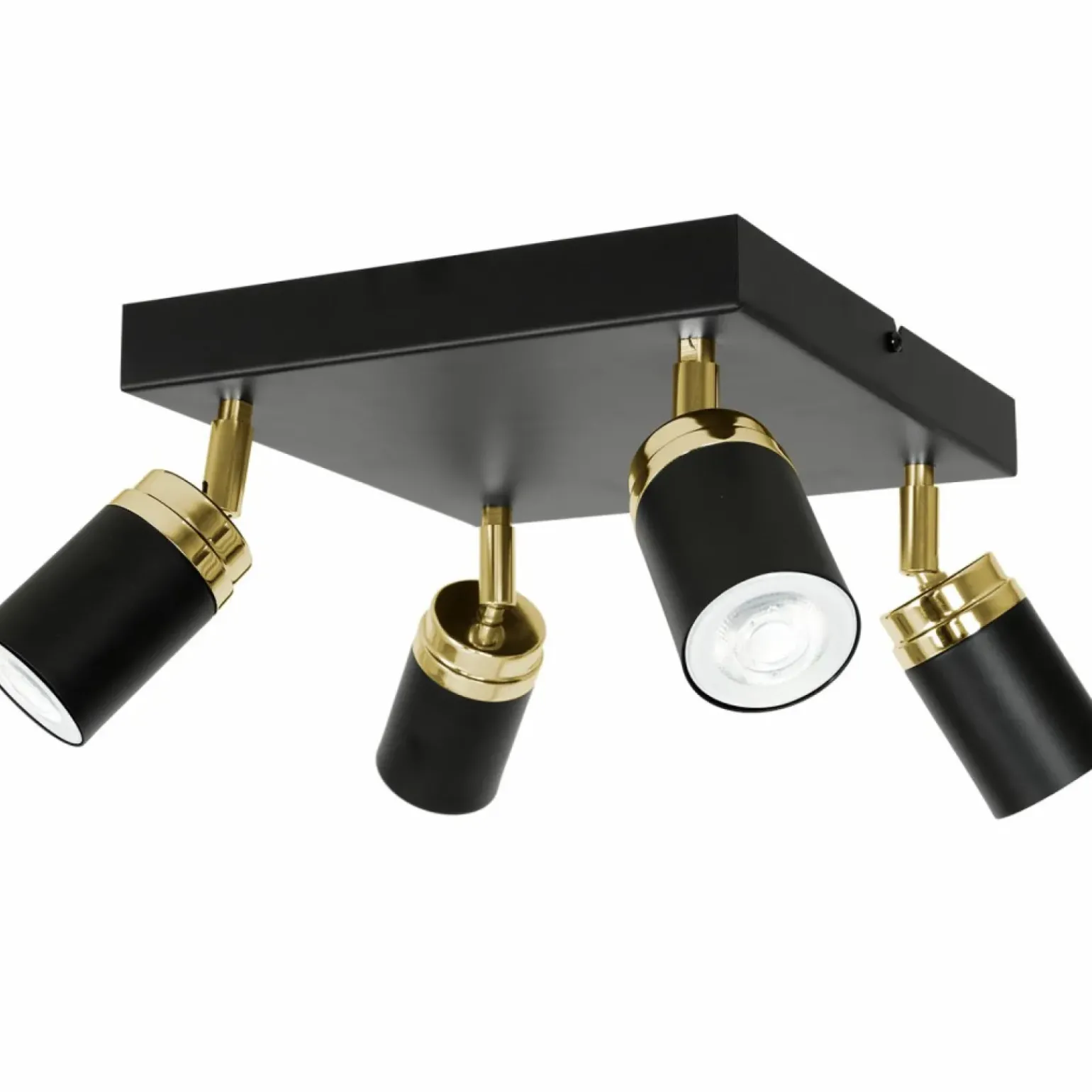 Best Sale Czarna lampa sufitowa ze złotymi przegubami LX 5166 z serii RENO Żyrandole Nowoczesne