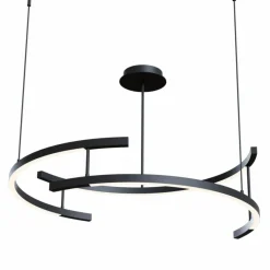 Best Czarna lampa wisząca, barwa ciepła MOD054PL-L52B3K z serii LINE | Kaja Żyrandole Nowoczesne