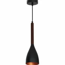 Flash Sale Czarna lampa wisząca do kuchni E27 LX 42-9109 MUZA | Kaja Oświetlenie Żyrandole Nowoczesne