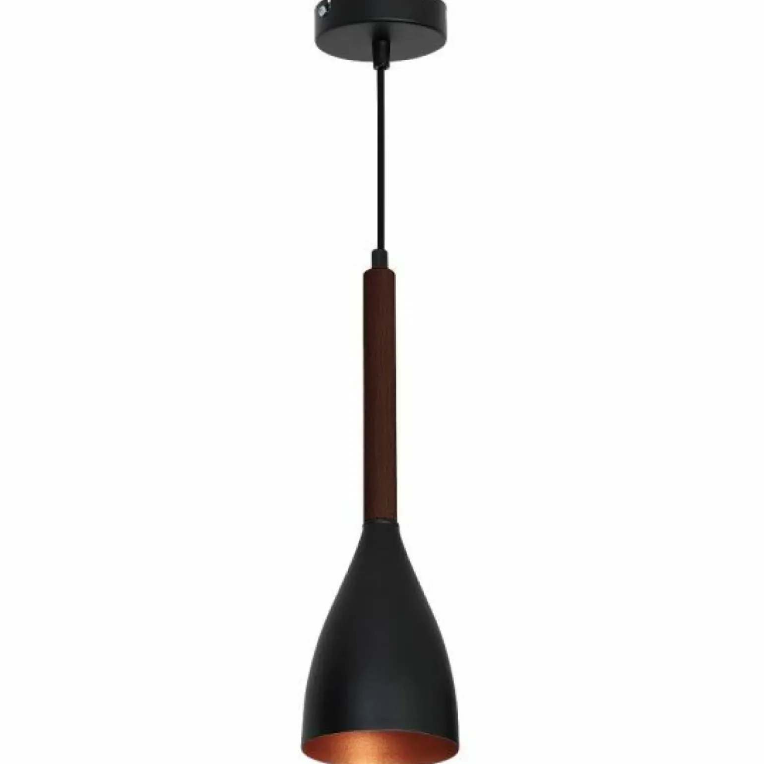 Flash Sale Czarna lampa wisząca do kuchni E27 LX 42-9109 MUZA | Kaja Oświetlenie Żyrandole Nowoczesne