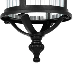 Sklep Kaja Czarna lampa wisząca do oświetlenia tarasu K-8221 z serii MIAMI