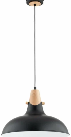 Cheap Czarna lampa wisząca do rustykalnej kuchni AL 61267 SOLO | Kaja Żyrandole Nowoczesne
