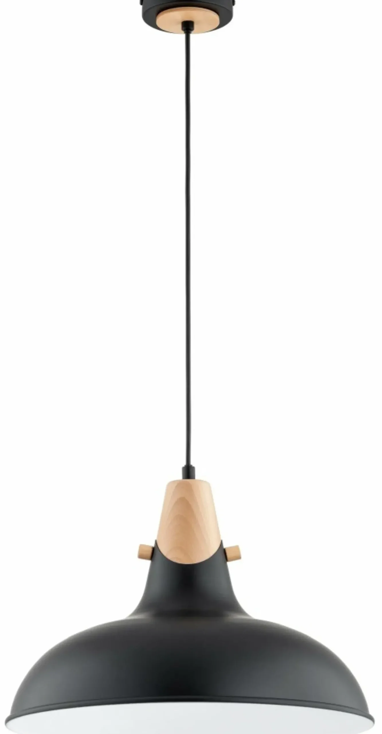 Cheap Czarna lampa wisząca do rustykalnej kuchni AL 61267 SOLO | Kaja Żyrandole Nowoczesne