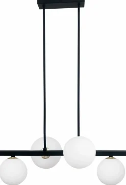 Cheap Czarna lampa wisząca, do stylowej sypialni 34-01214 z serii KAMA Żyrandole Nowoczesne