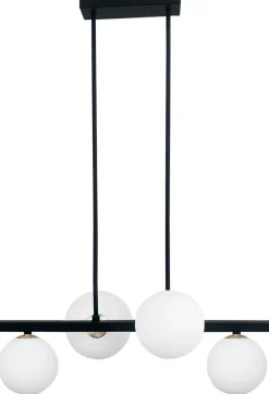 Cheap Czarna lampa wisząca, do stylowej sypialni 34-01214 z serii KAMA Żyrandole Nowoczesne