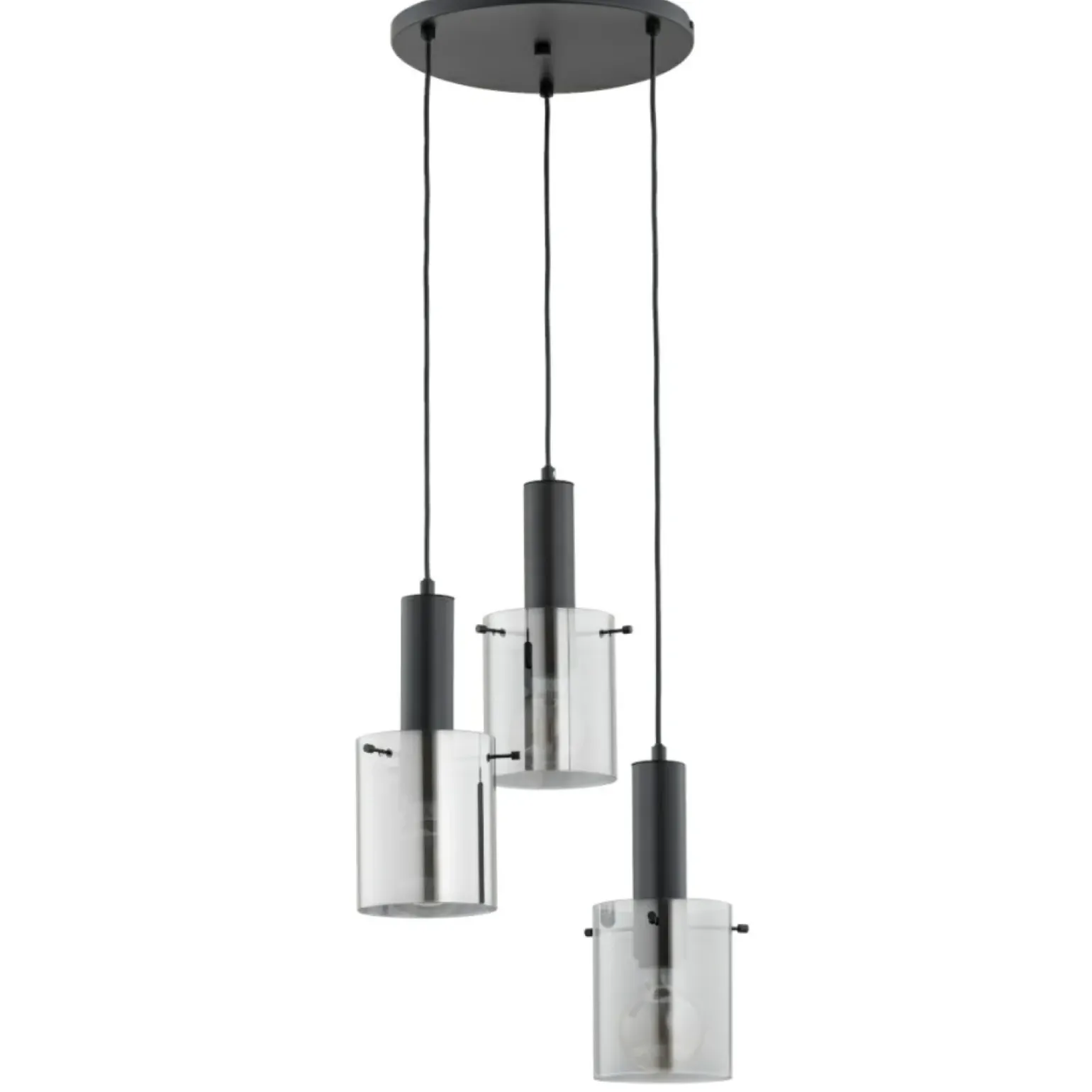 Cheap Czarna lampa wisząca, estetyczne, proste klosze AL 62414 z serii CELIA Żyrandole Nowoczesne