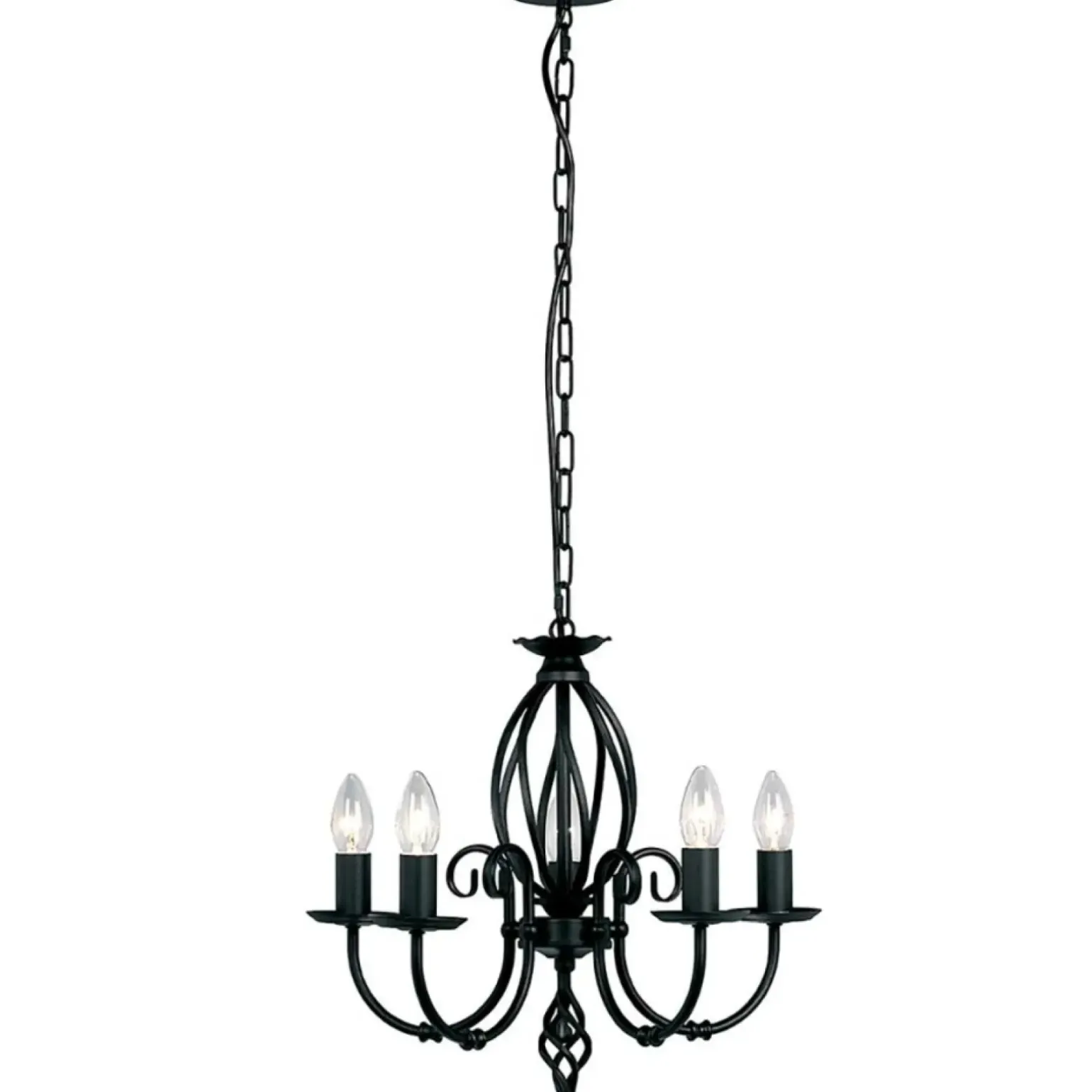 Sklep Kaja Czarna lampa wisząca na łańcuszku ART5-BLACK z serii ARTISAN