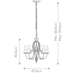 Sklep Kaja Czarna lampa wisząca na łańcuszku ART5-BLACK z serii ARTISAN