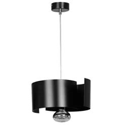 Sale Czarna lampa wisząca na ozdobną żarówkę 284/1 VIXON | Kaja Oświetlenie Żyrandole Nowoczesne