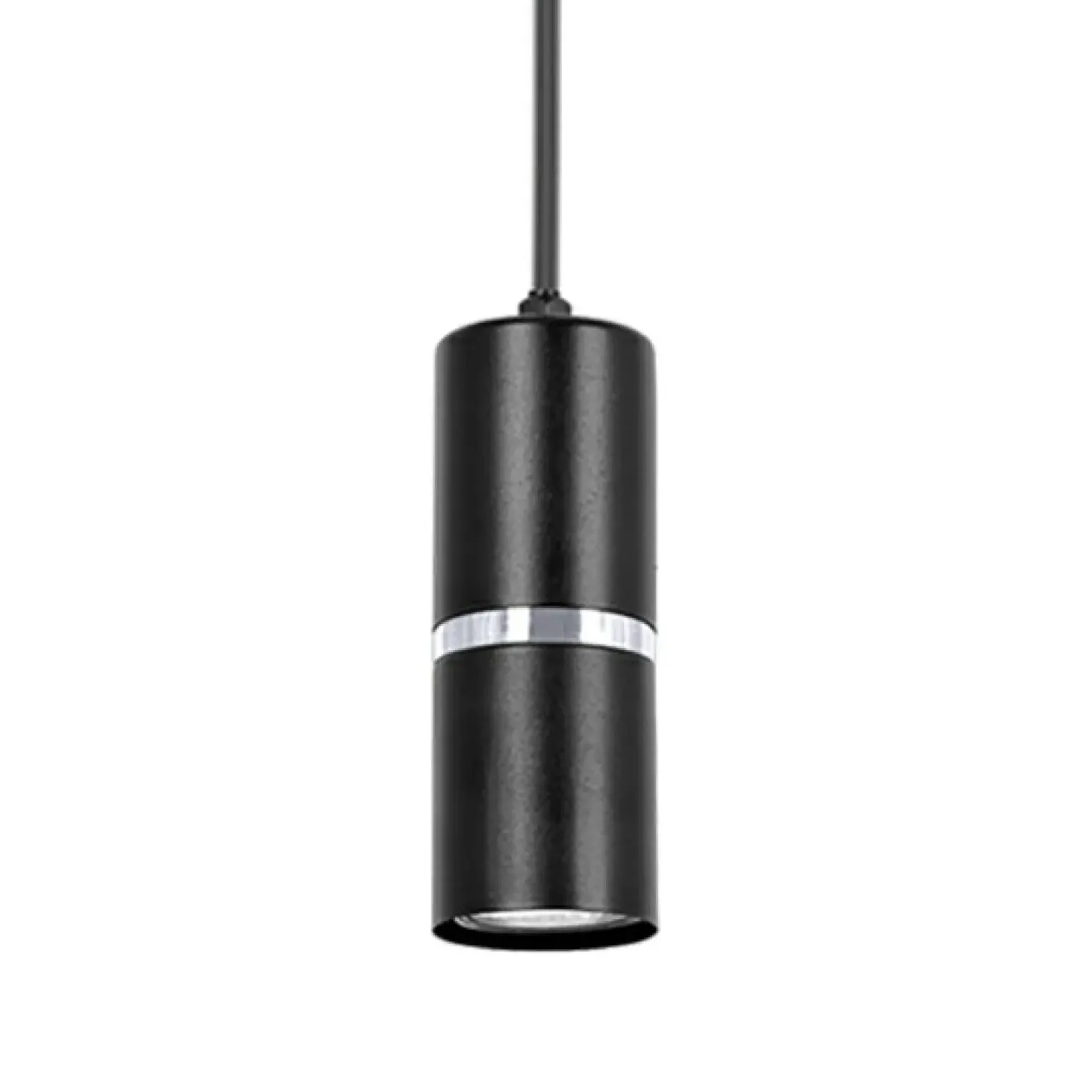 Shop Czarna lampa wisząca na podłużnej listwie K-5246 z serii VESTA Żyrandole Nowoczesne