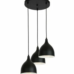 Best Sale Czarna lampa wisząca, regulowana wysokość LX 1880 z serii NOAK | Kaja Żyrandole Nowoczesne