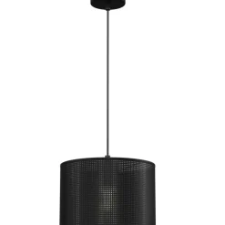 Best Czarna lampa wisząca z ażurową osłoną LX 5237 z serii LOFT SHADE Żyrandole Nowoczesne