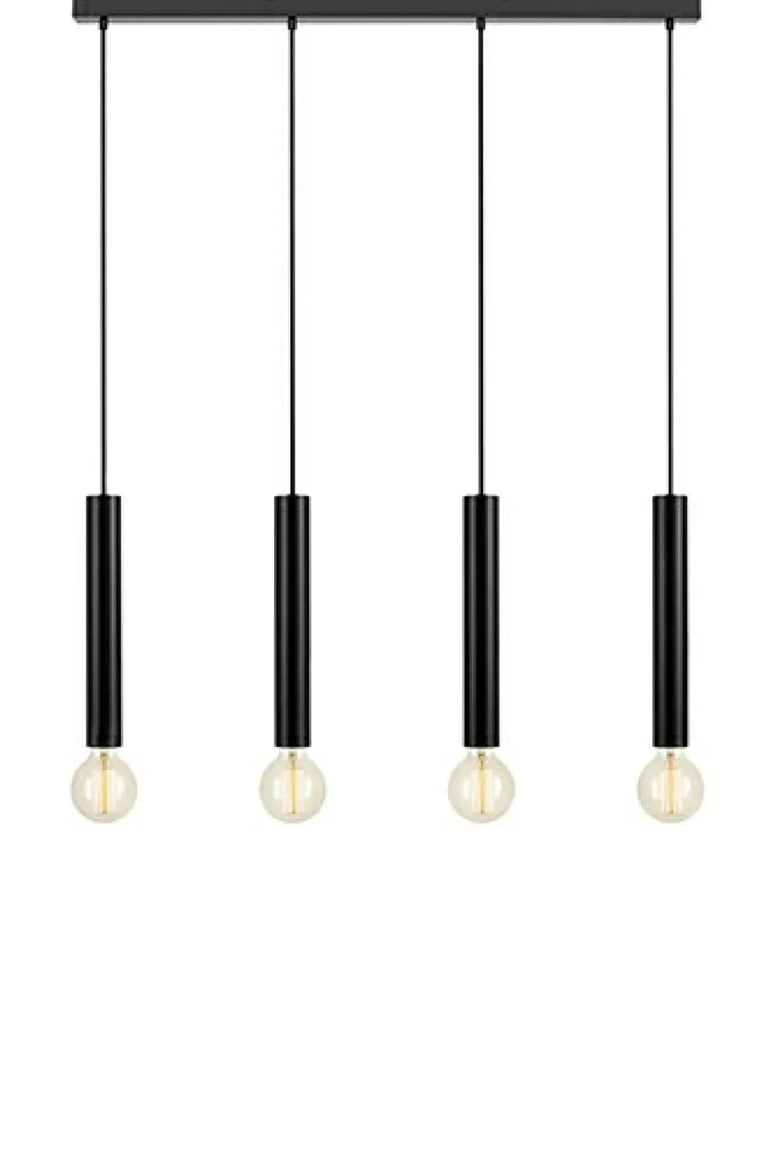 Cheap Czarna lampa wisząca z czterema kloszami 108264 | Kaja Oświetlenie Żyrandole Nowoczesne