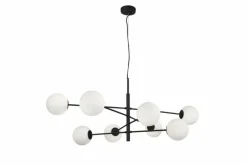 Best Czarna lampa wisząca z kloszami kulkami AZ4422 OVIEDO | Kaja Żyrandole Nowoczesne