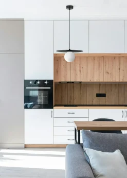 Cheap Czarna lampa wisząca z kloszem kulką ⌀10 cm K-5436 z serii ROBIN Żyrandole Nowoczesne