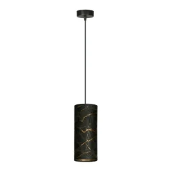 Cheap Czarna lampa wisząca z marmurowym wzorem 1056/1 KARLI | Kaja Żyrandole Nowoczesne