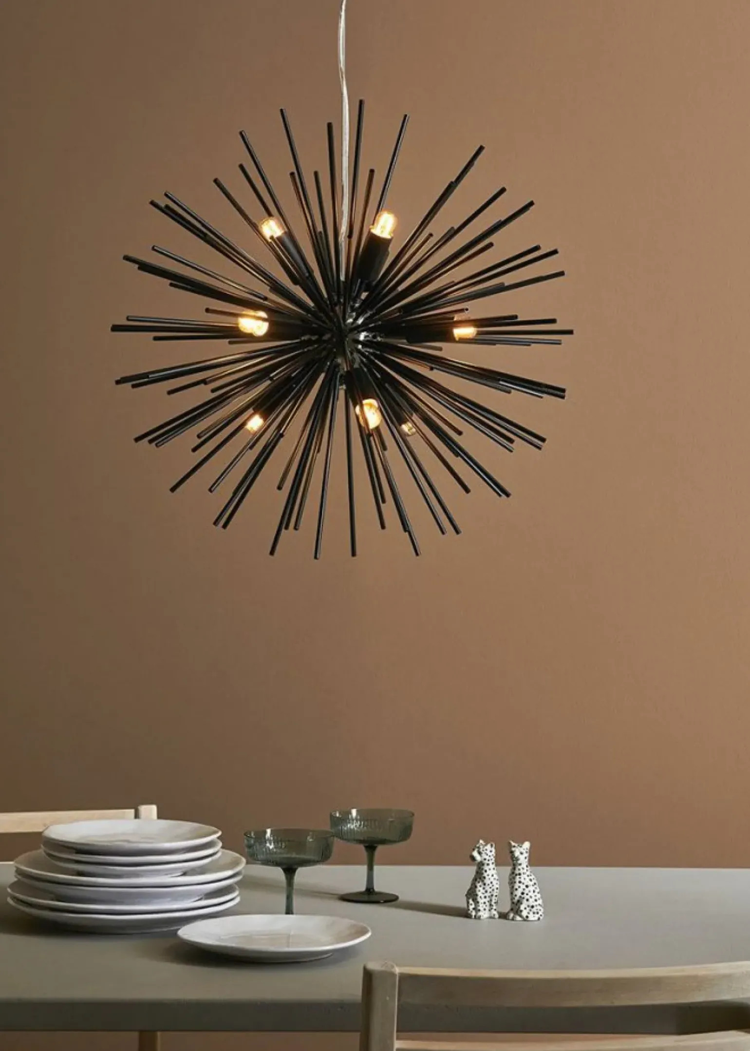 Cheap Czarna lampa wisząca z regulacją wysokości 108048 | Kaja Oświetlenie Żyrandole Nowoczesne