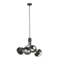 Cheap Czarna lampa wisząca z regulowaną wysokością 1139/4 NOVA | Kaja Żyrandole Nowoczesne
