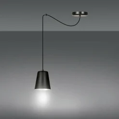 Store Czarna lampa wisząca z regulacją wysokości 454/1 | Kaja Oświetlenie Żyrandole Nowoczesne