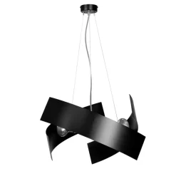 Cheap Czarna lampa wisząca z wyszukanym kloszem 585/2 | Kaja Oświetlenie Żyrandole Nowoczesne